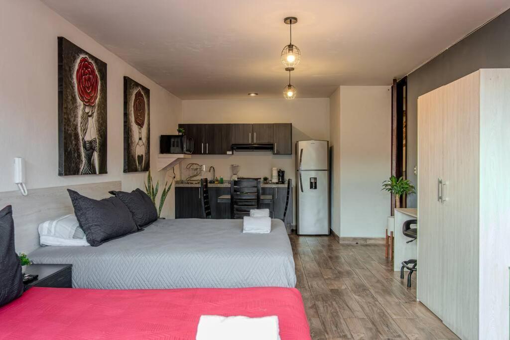 Loft Moderno Con Dos Camas King En Zona Boulevard Apartamento Morelia