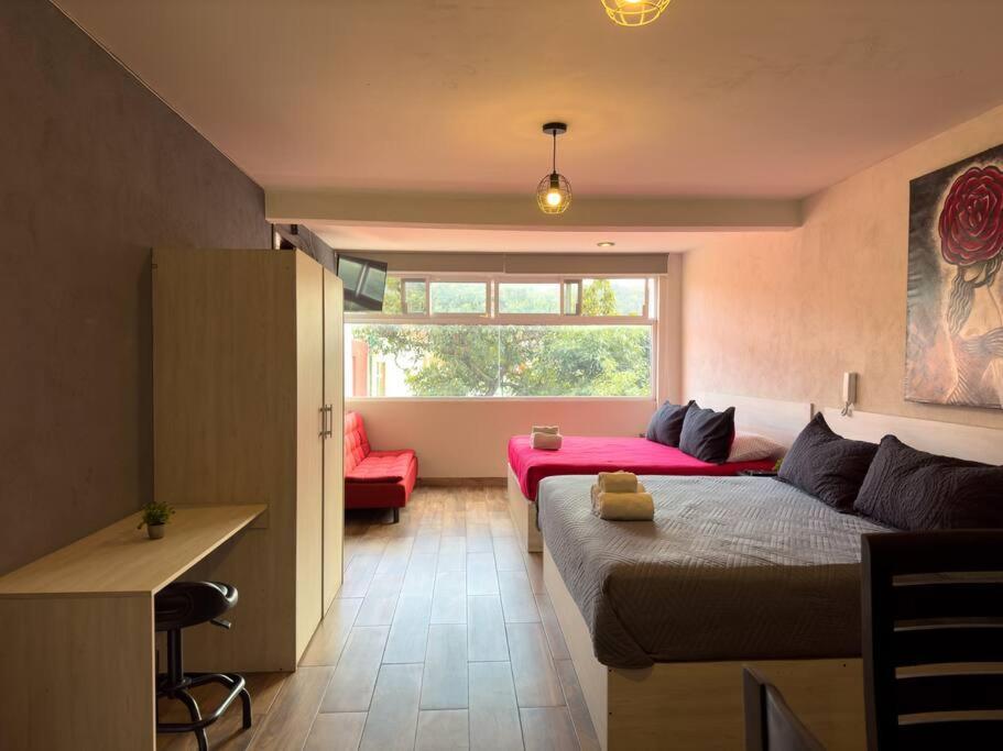 Loft Moderno Con Dos Camas King En Zona Boulevard Apartamento